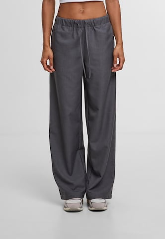 Urban Classics Zvonové kalhoty Kalhoty – šedá