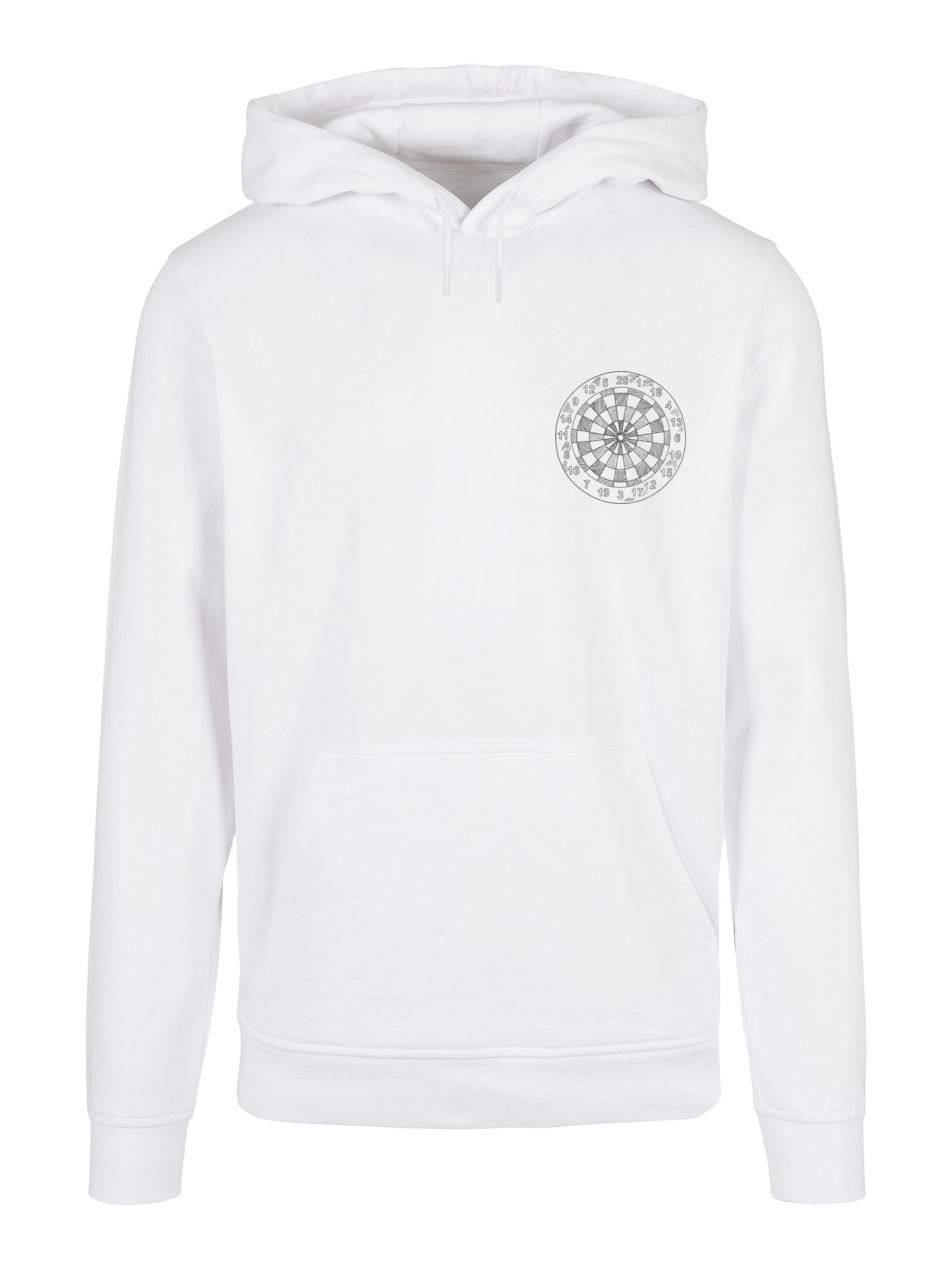 Sweat-shirt F4NT4STIC en blanc : devant