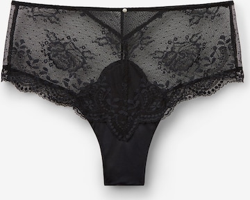 INTIMISSIMI Panty 'LA VIE EN ROSE' in Black: front