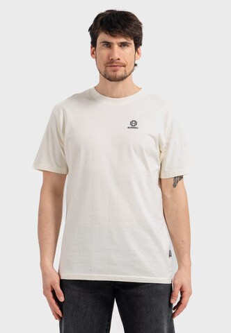 Oldskull T-Shirt in Beige: Vorderseite