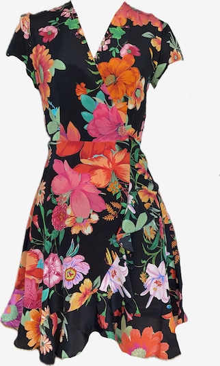 Introvertie VIENNA Sommerkleid 'ALICE Silk Wrap Dress' in 34 in schwarz, Produktansicht