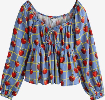 Next - Blusa em azul: frente