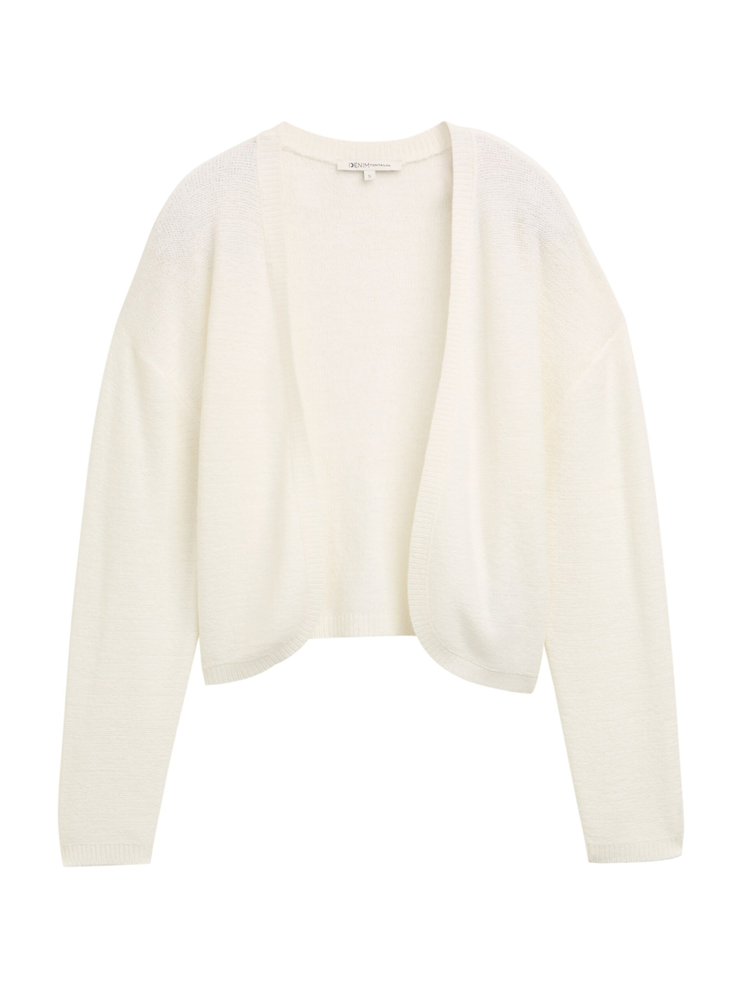 TOM TAILOR DENIM Kofta i vit: framsida