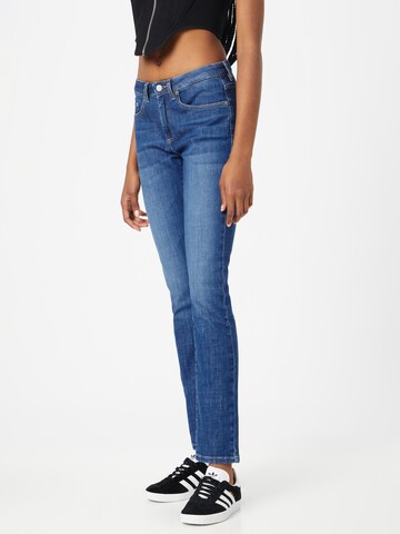 MUD Jeans Regular Damen - Jeans 'Faye Straight' in Blau: predná strana