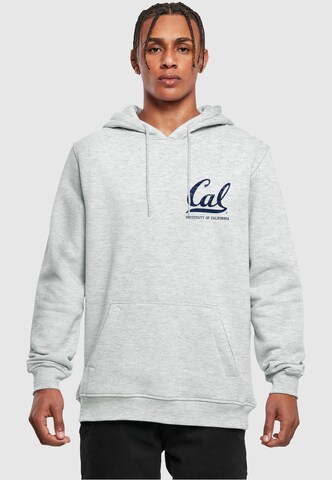 Merchcode Sweatshirt 'Berkeley University - Cal' in Grijs: voorkant