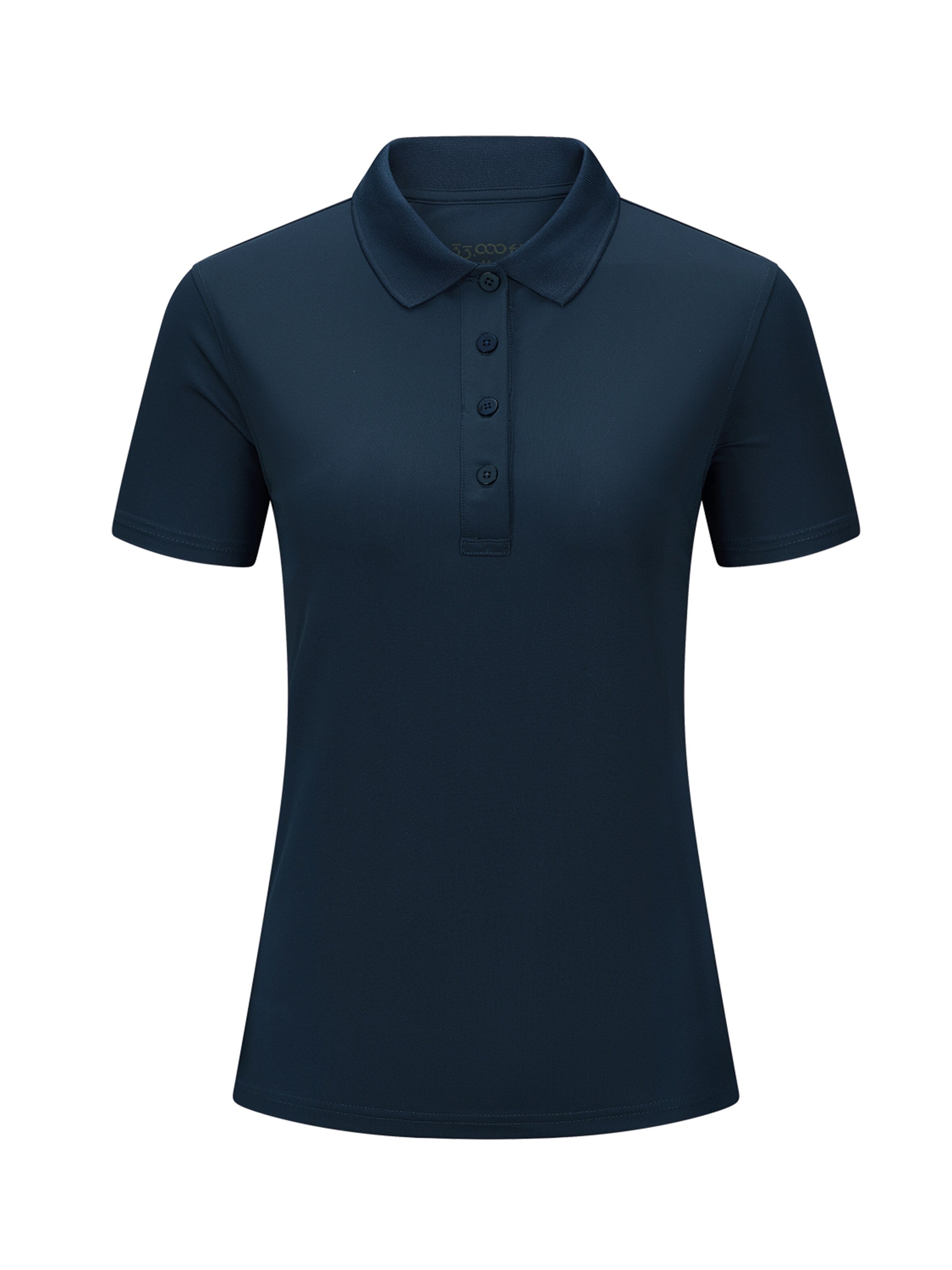 33,000ft Funktionsshirt '33,000ft Womens Polo Shirt'‌‌‌‌‌‌‌‌ in Blau: Vorderseite
