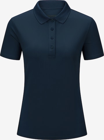 33,000ft Performance Shirt '33,000ft Womens Polo Shirt' in Blue: front