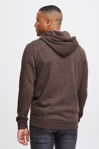 !Solid Zip-Up Hoodie 'Olli' in Brown