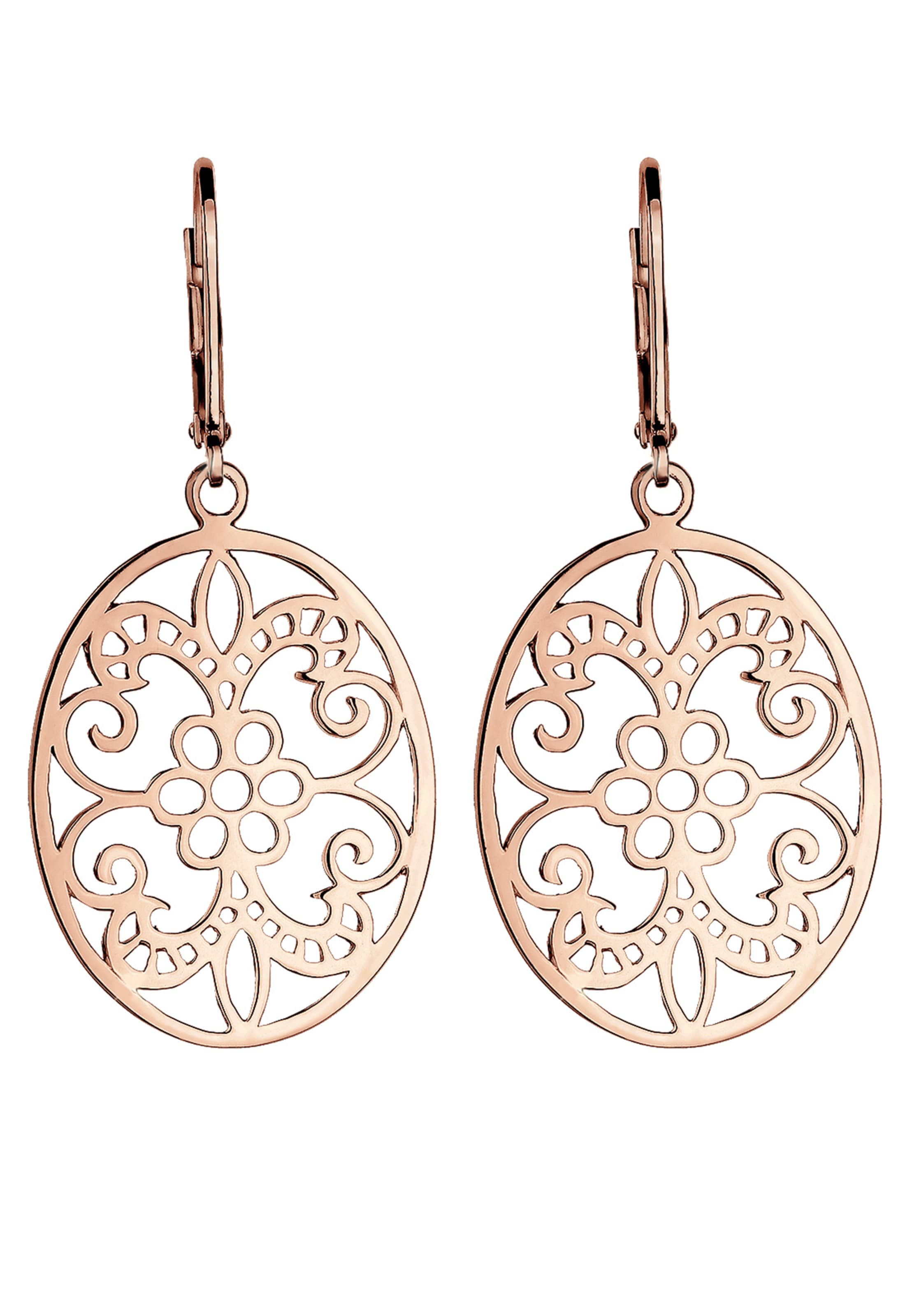 ELLI Náušnice 'Ornament' – zlatá