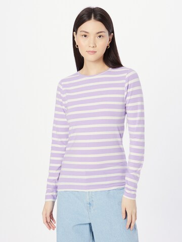 b.young Shirt 'Pamila' in Purple: front