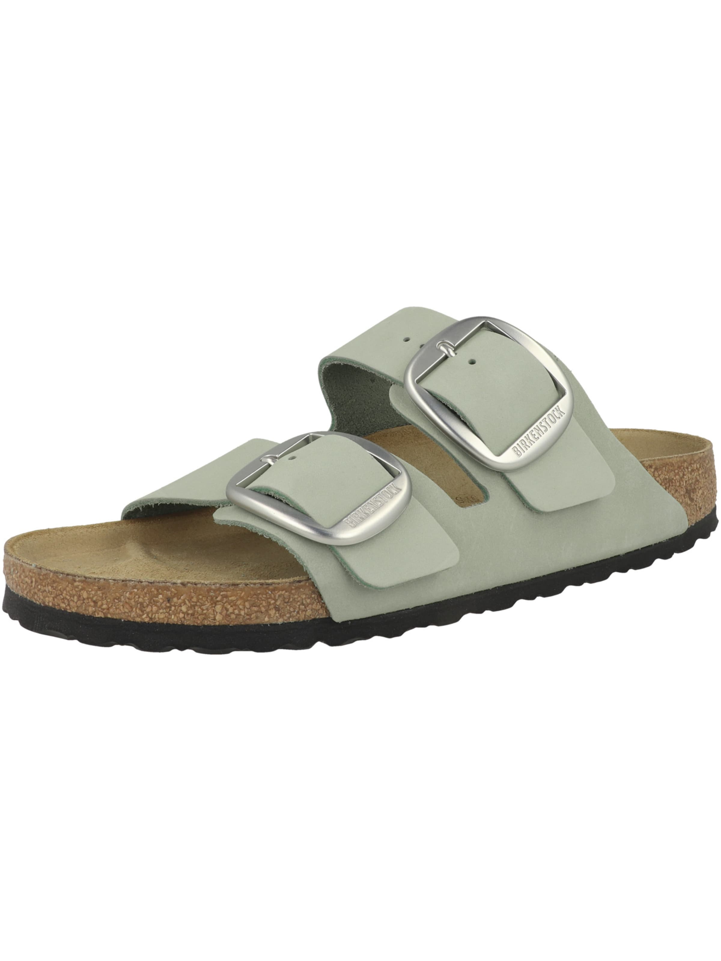 BIRKENSTOCK Mule 'Arizona' in Grey: front