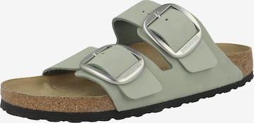 BIRKENSTOCK Pantolette 'Arizona' in Grau: Vorderseite