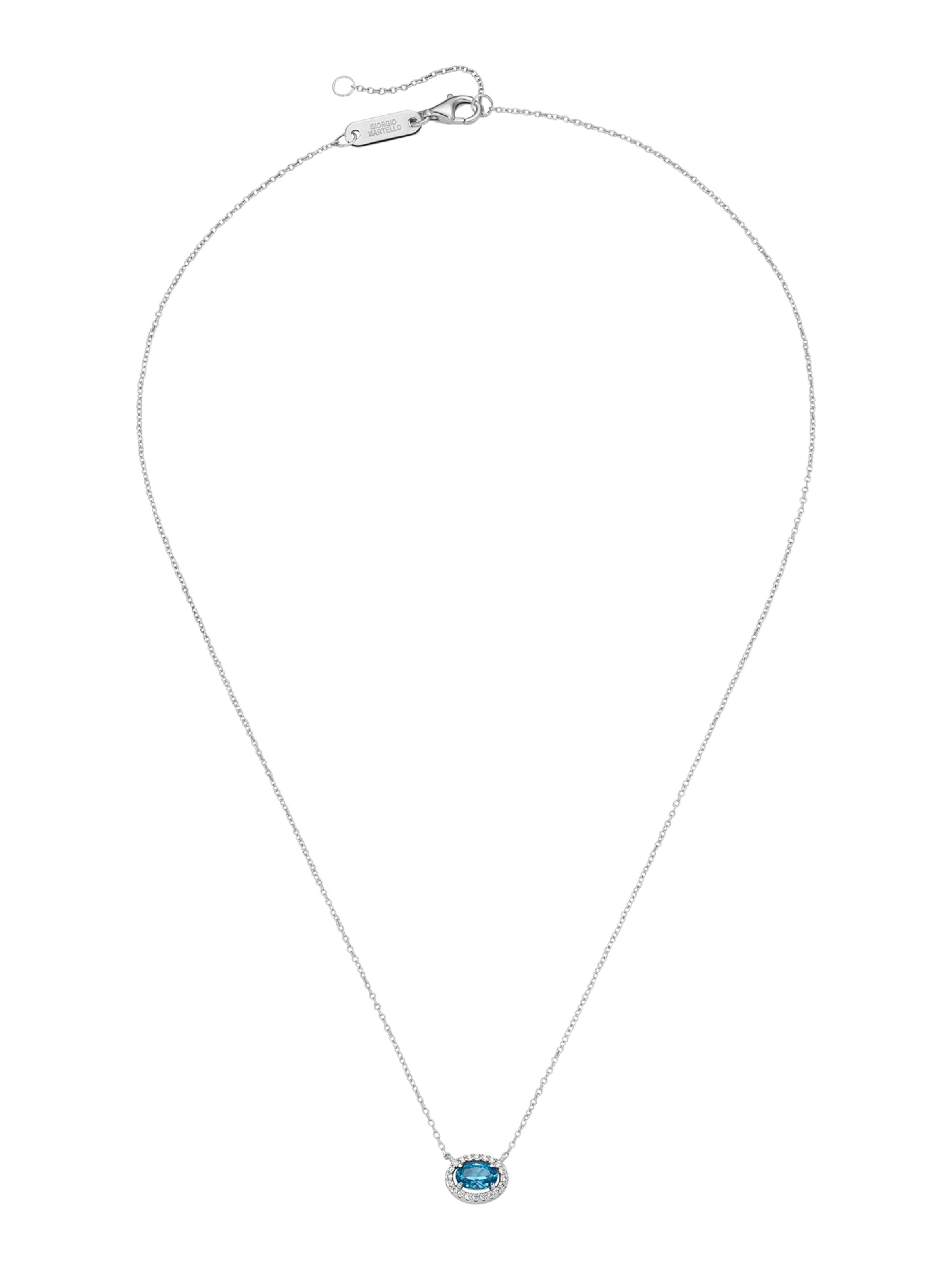 Giorgio Martello Milano Ketting in Blauw: voorkant