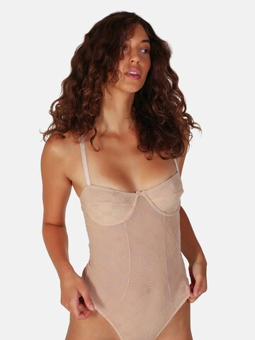 OW Collection Bodysuit 'MONA' in Beige
