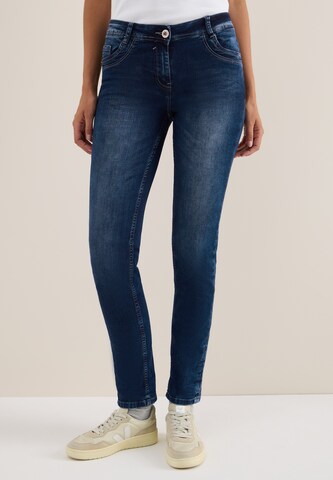 CECIL Slimfit Jeans in Blau: Vorderseite