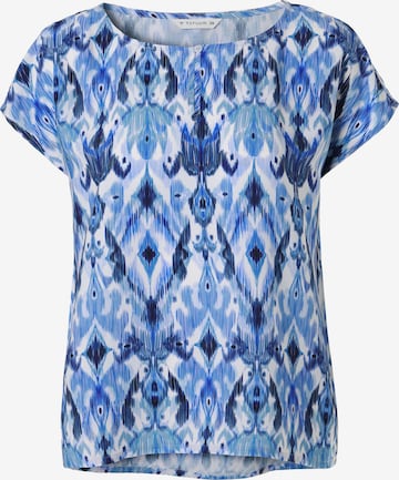 TATUUM - Blusa 'Oweni' em azul: frente