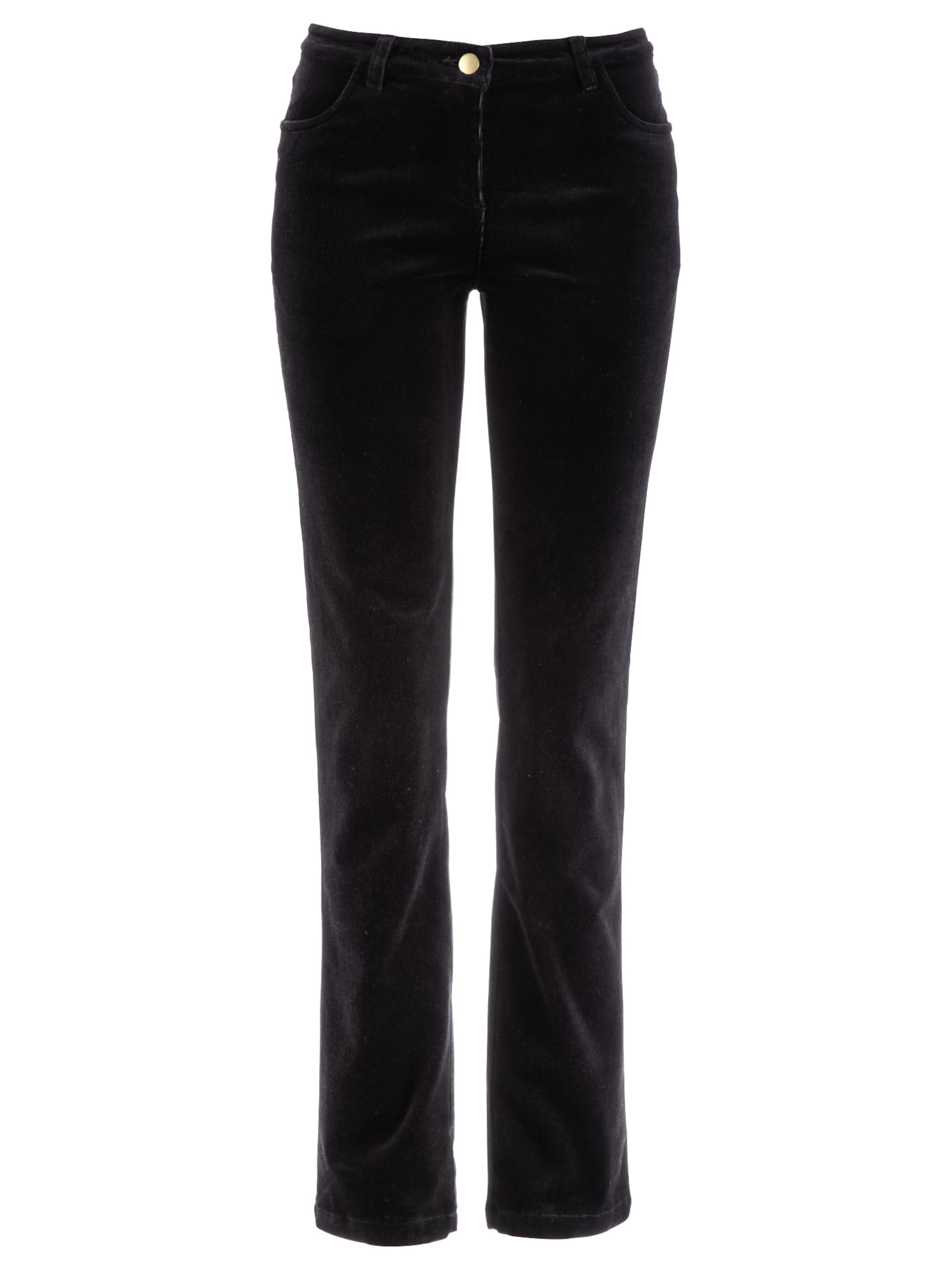 Slimfit Pantaloni di bonprix in nero: frontale