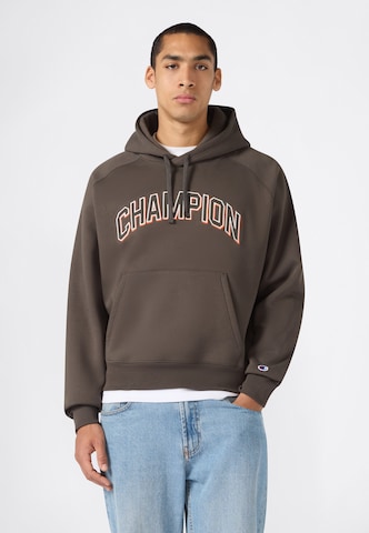 Champion Sweatshirt in Groen: voorkant