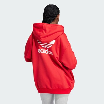 Bluză de molton 'Trefoil' de la ADIDAS ORIGINALS pe roșu