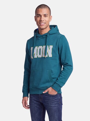 salzhaut Sweatshirt 'Heff-Moin' in Green: front