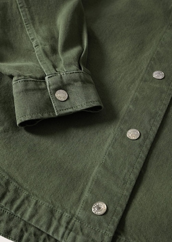 MANGO Prehodna jakna 'Emily' | zelena barva