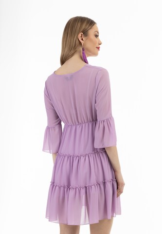 faina Dress in Purple