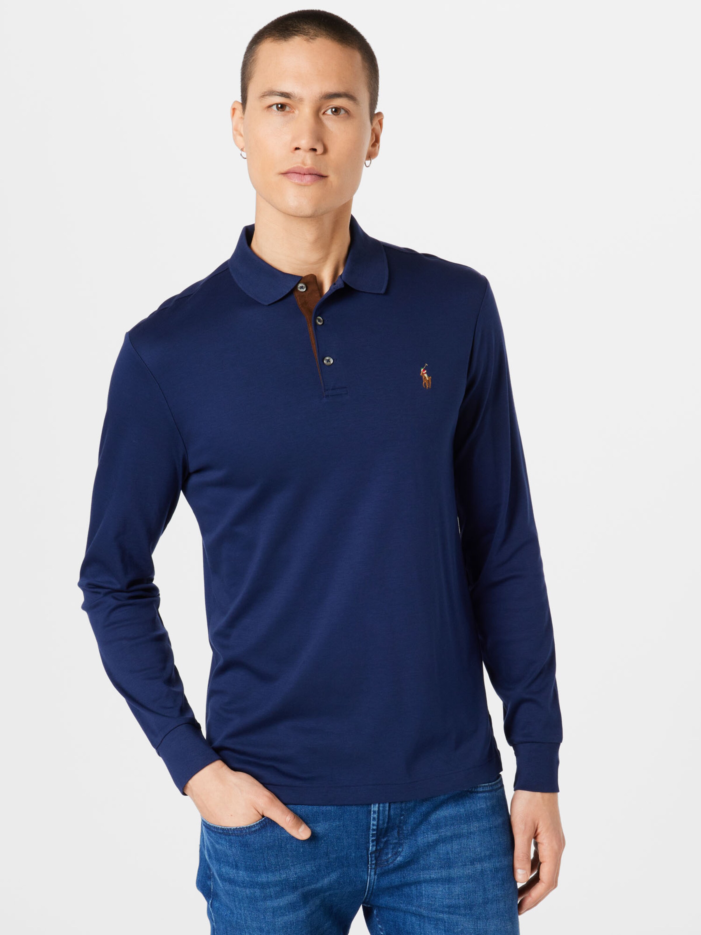 navy polo ralph lauren shirt