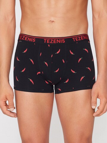 Tezenis Boxer shorts in Black: front