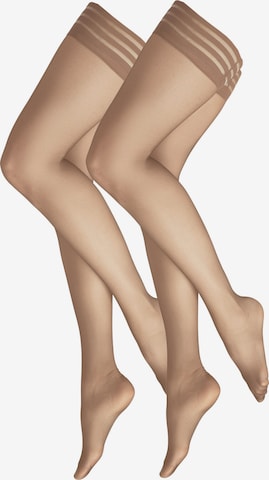 camano Fine tights in Beige: front
