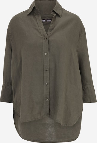 LTB - Blusa 'Halona' en verde: frente