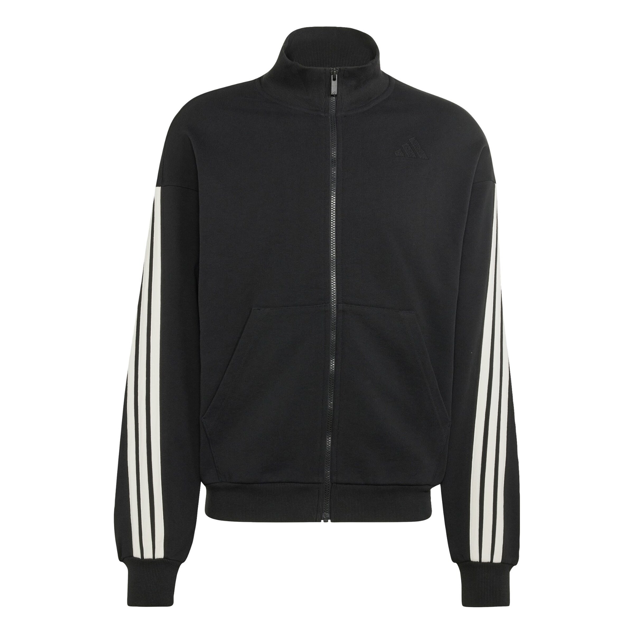 ADIDAS SPORTSWEAR Sports sweat jacket in Black: front