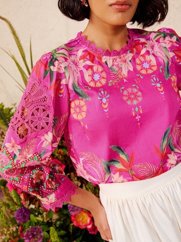love & roses - Blusa en rosa