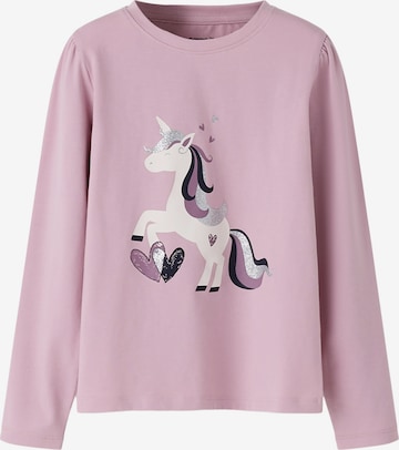 T-Shirt 'NMFTEARTA' NAME IT en violet : devant