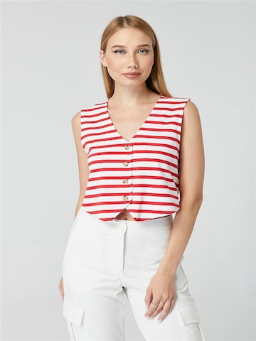 HOME STORE Top in Red: front
