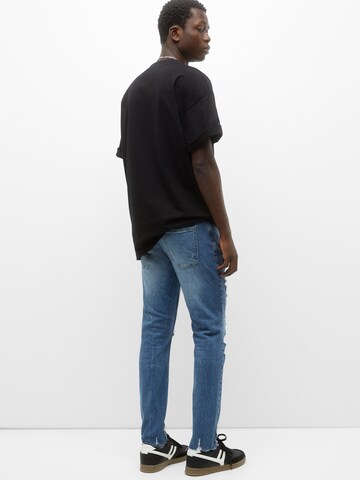 Pull&Bear Regular Jeans in Blau