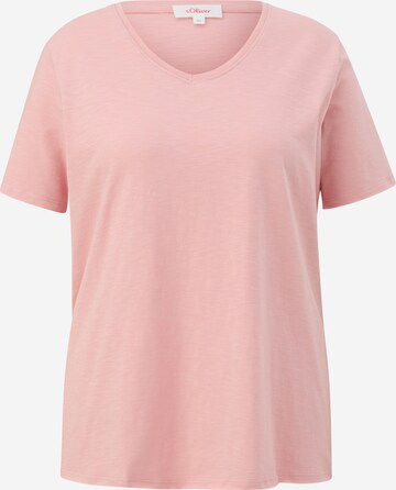 s.Oliver Shirt in Roze: voorkant