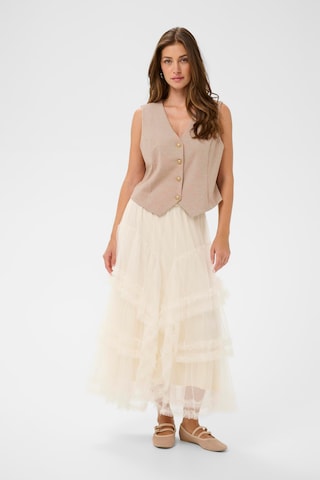 Cream Bodywarmer 'CRAnett' in Beige