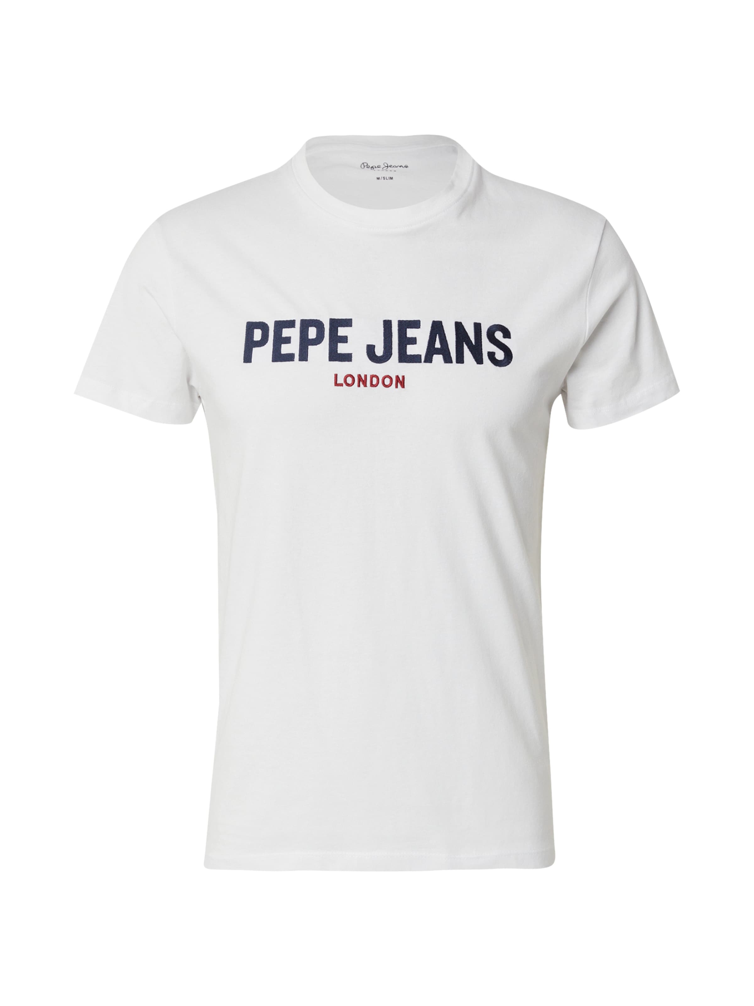 Pepe Jeans Тениска в бяло: отпред