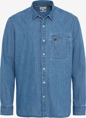 CAMEL ACTIVE Regular fit Button Up Shirt in Blue: front