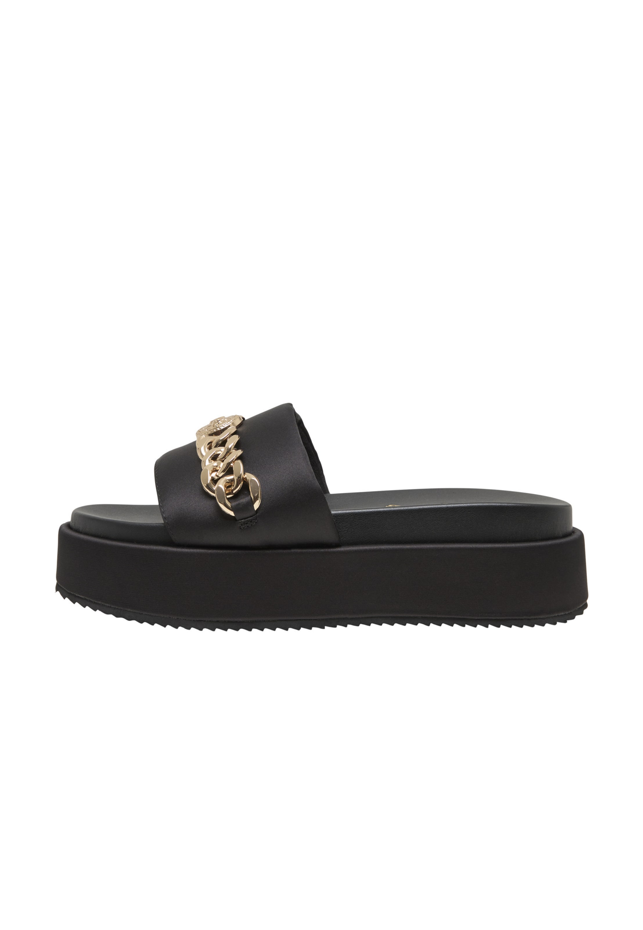 BUFFALO Mules 'Noa' in Black: front