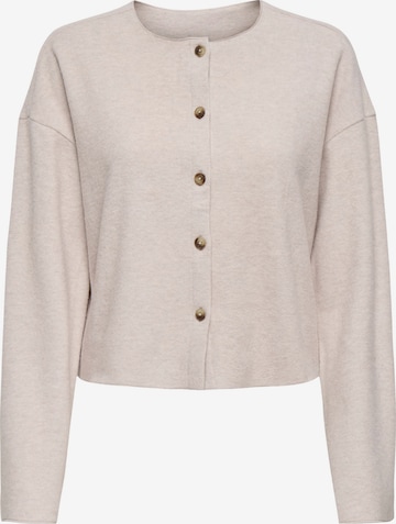ONLY Strickjacke 'ONLMatty' in Beige: Vorderseite
