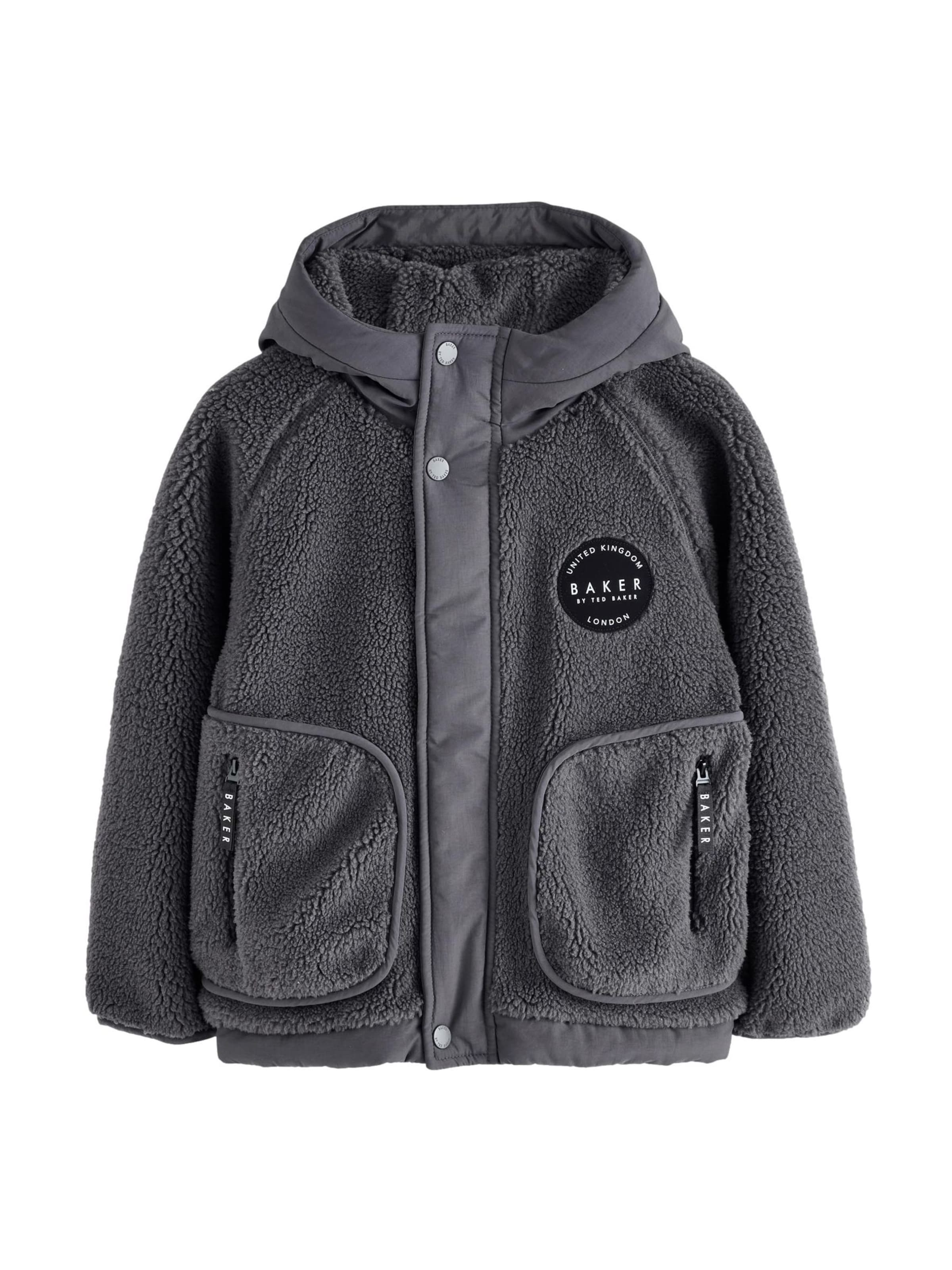 Baker by Ted Baker - Chaqueta polar en gris: frente