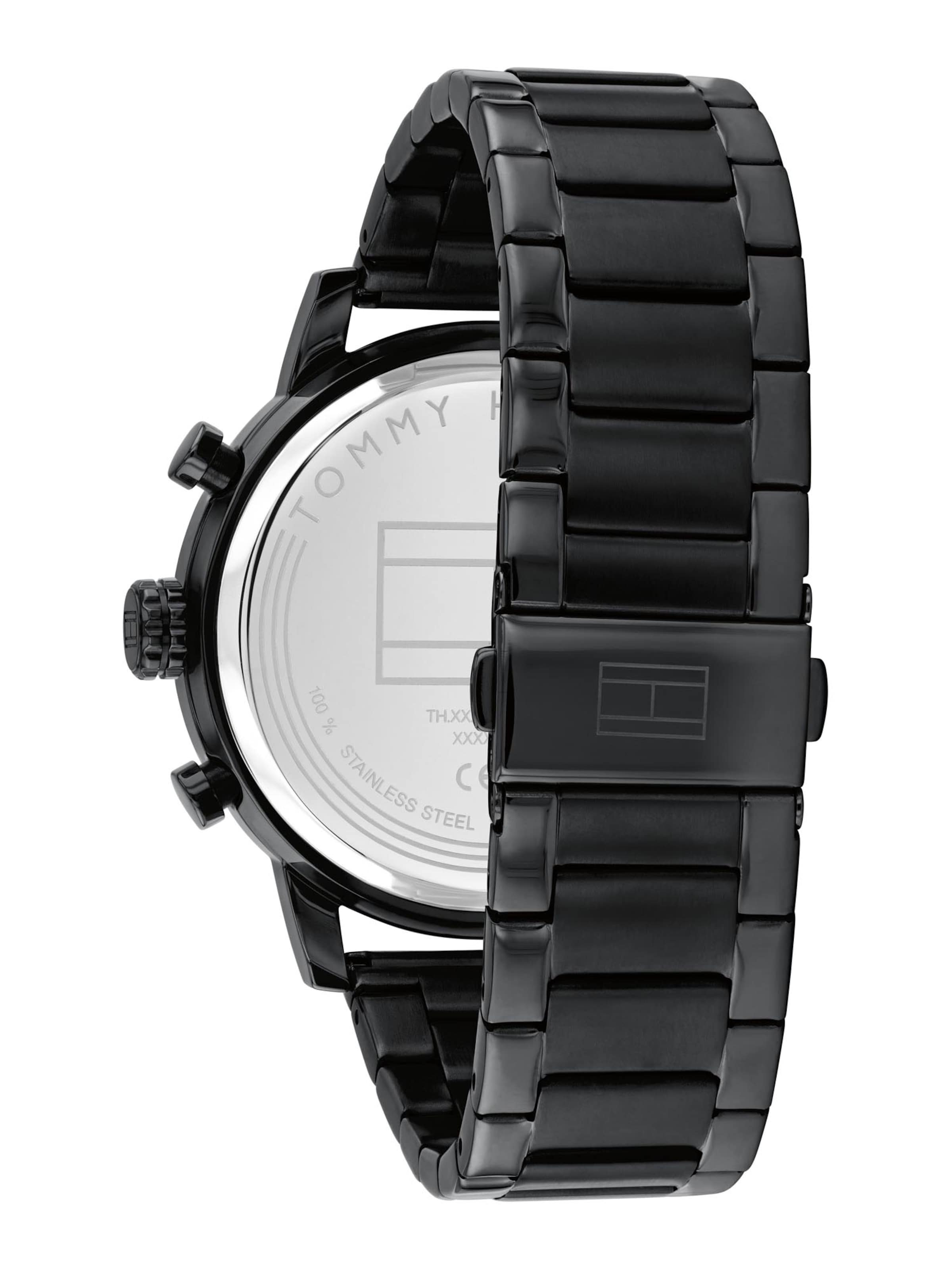 TOMMY HILFIGER Analógové hodinky 'Rocky' - Čierna