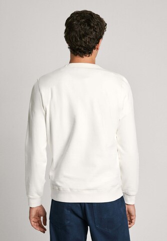 Sweat-shirt ' NEW JOE ' Pepe Jeans en blanc