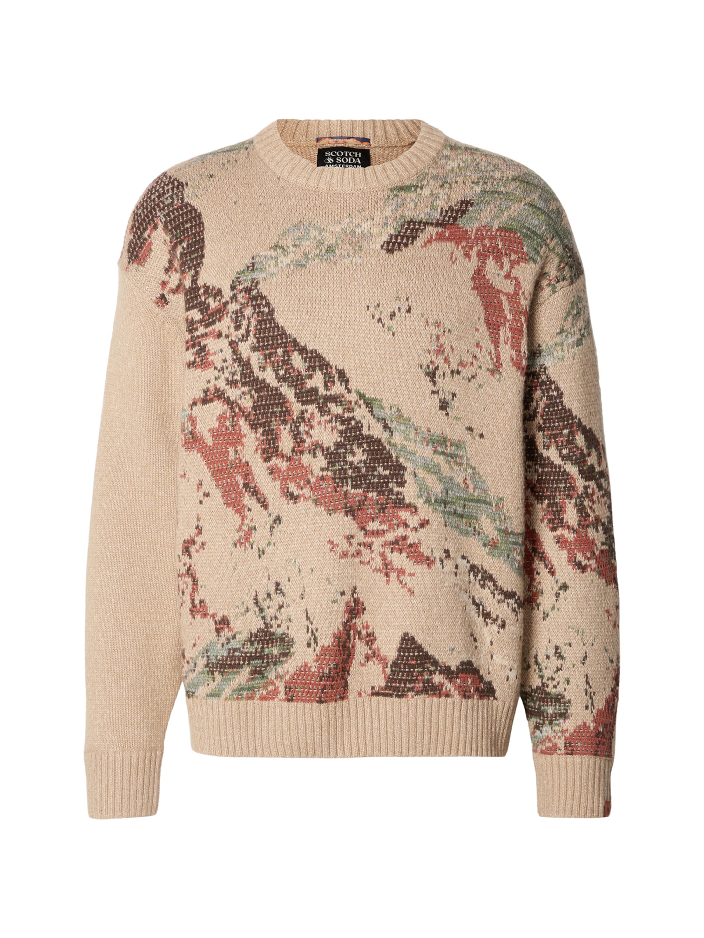 Pulover 'MOUNTAIN' de la SCOTCH & SODA pe bej: față