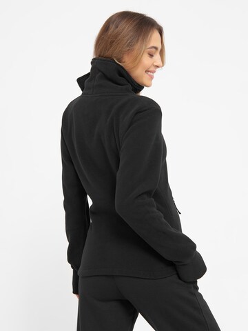 BENCH Fleecejacke 'Funnel' in Schwarz