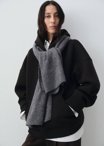 MANGO Scarf 'Perla' in Grey: front