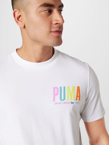 Maglietta 'SWxP' di PUMA in bianco