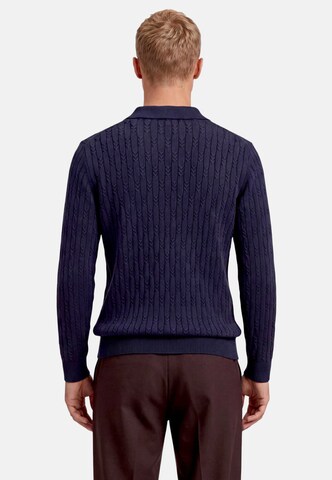 zero Pullover in Blau