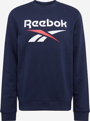 Reebok Sport Sportsweatshirt in Blauw: voorkant